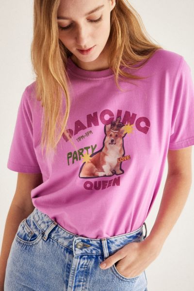Tee-Shirt Bree Dancing Queen Rose Women Tops, T-Shirts And Bodysuits Balzac Paris Efficient Pink
