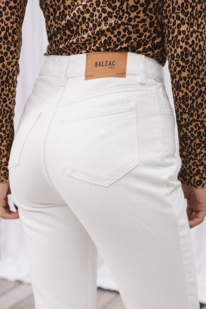 Denim Women White Jean Mattis Blanc Perle Balzac Paris Unbeatable Price