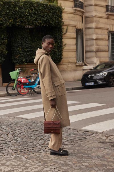 Women Jackets And Coats Manteau Quibery Chataigne Balzac Paris Brown User-Friendly