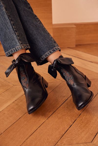 High Quality Bottines Octave Noir Women Black Balzac Paris Ankle Boots