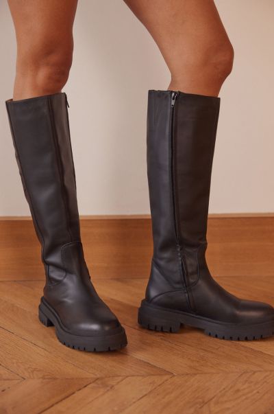 Women Balzac Paris Fashionable Bottes Papaye Noir Black Ankle Boots