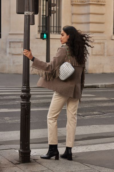 Grey Bargain Sac César Argenté Bags Women Balzac Paris