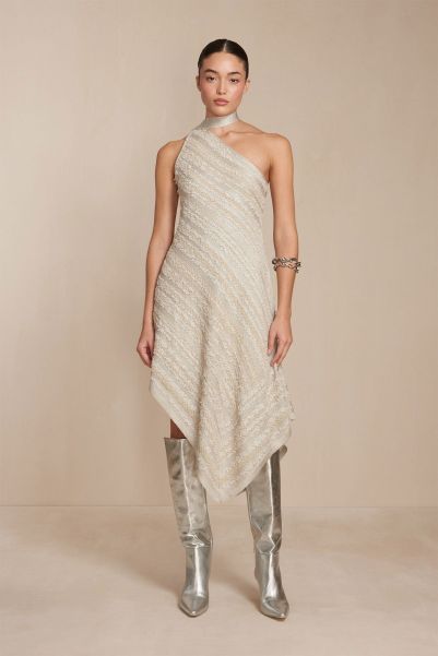 Cult Gaia Levent Knit Dress - Mushroom Dresses Distinct Women Mushroom