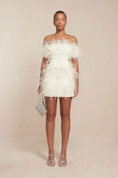 Women Off White Compact Yolanda Dress - Off White Cult Gaia Dresses