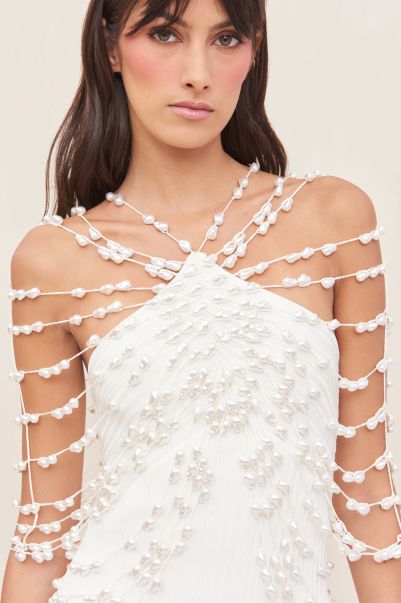 Cult Gaia Cecelia Knit Dress - Off White Dresses Best Women Off White
