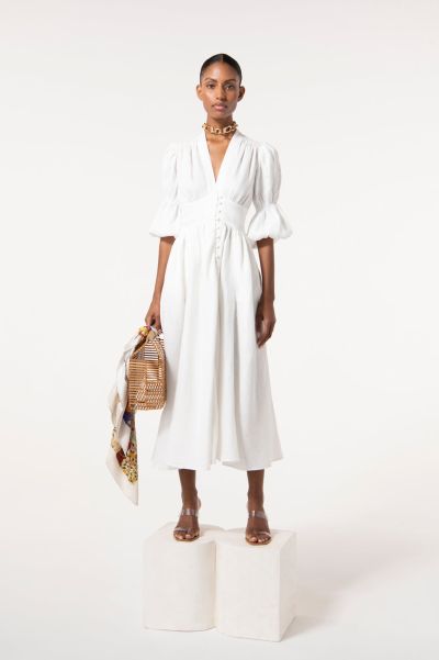 Distinctive White Cult Gaia Dresses Willow Dress - White Women