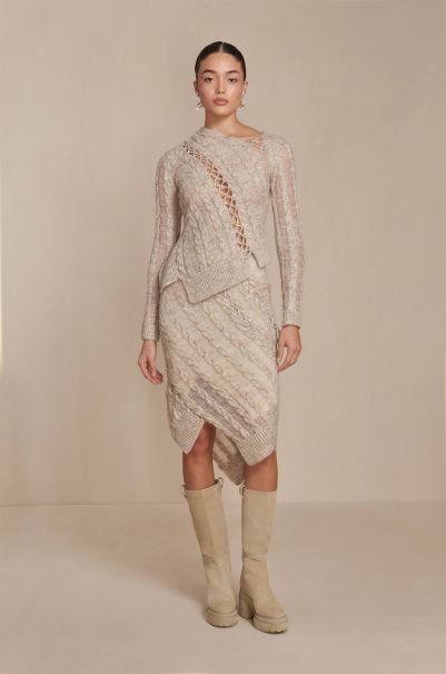 Tawn Multi Saphire Knit Skirt - Tawn Multi Knits Lowest Price Guarantee Women Cult Gaia