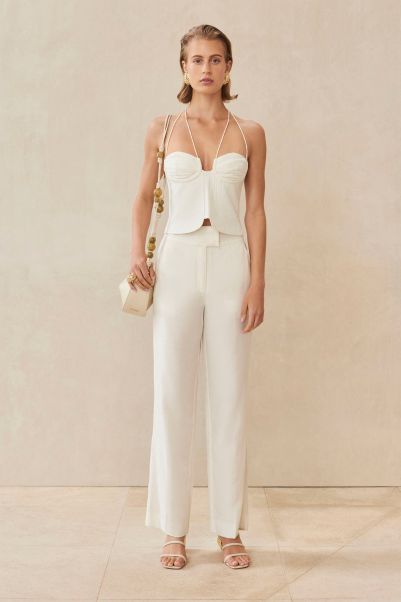 Women Special Price Bottoms Cult Gaia Off White Mesa Pant - Off White