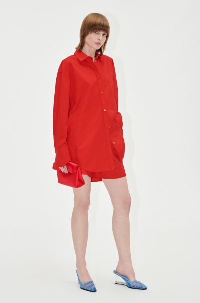 Superior Women Tops & Shirts Stine Goya Mia Shirt - Fiery Red