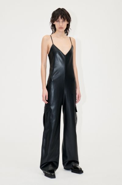 Pants Stine Goya Remy Jumpsuit - Jet Black Flash Sale Women