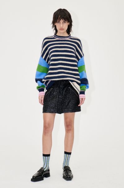 Stine Goya Shea Sweater - Candy Stripes Professional Knitwear Women