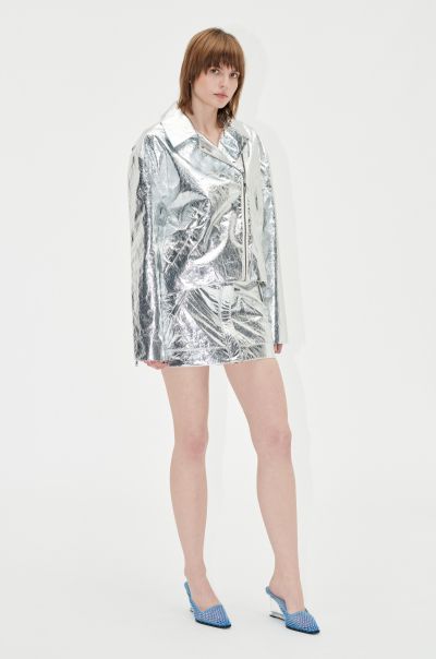 Rockey Jacket - Silver Shop Outerwear Women Stine Goya