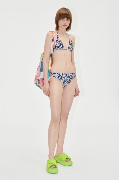 Women Swimwear Stine Goya Stylish Arum Bikini Top - Mini Tie Dye Floral