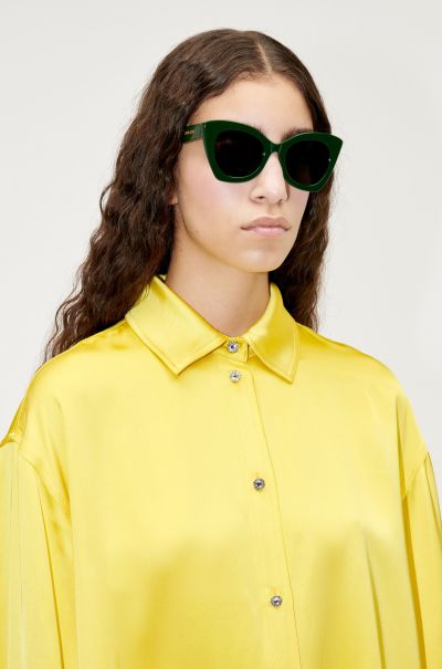 Marlo Sunglasses - Khaki Women Sunglasses Stine Goya Store