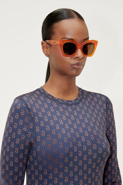 Promo Stine Goya Marlo Sunglasses - Orange Women Sunglasses