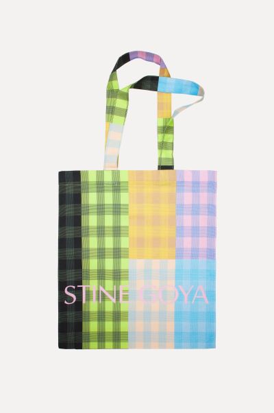 Bags Women Order Rita Tote Bag - Check Stine Goya