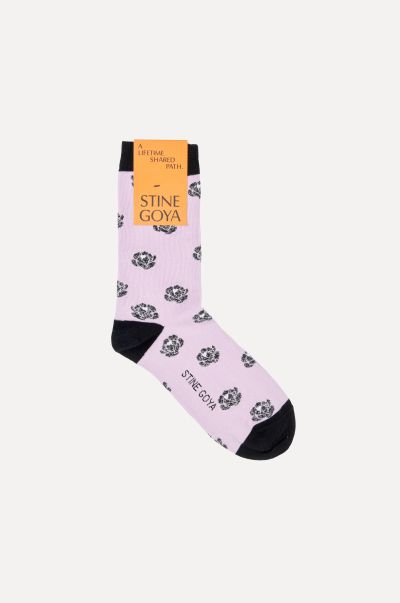 Women Stine Goya Iggy Socks - Peonies Socks & Tights Premium