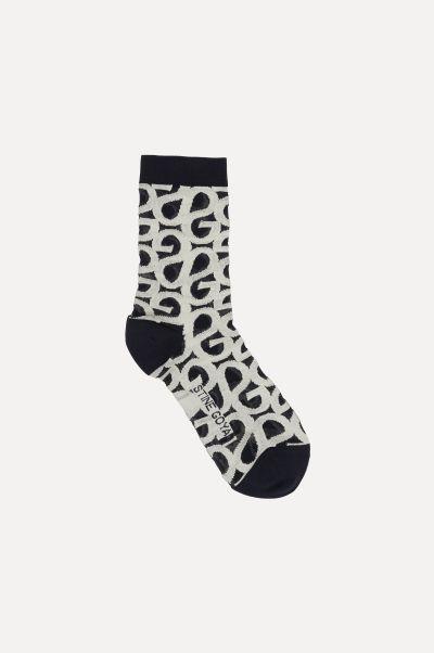 Socks & Tights Special Stine Goya Women Iggy Socks - Sg Logo