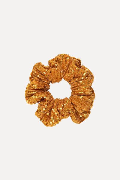 Scrunchie - Gold Stine Goya Women Sustainable Hair Accessories