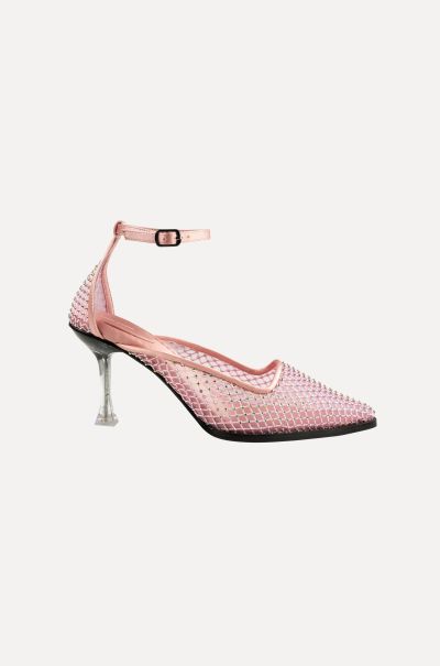 Crystal Heels - Rose Quartz Fashionable Women Shoes Stine Goya